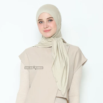 Alawiyahijab Lea Instant TENCEL™ (Segitiga Instan) Anti Bacterial Tencel Modal (Bukan Pashmina