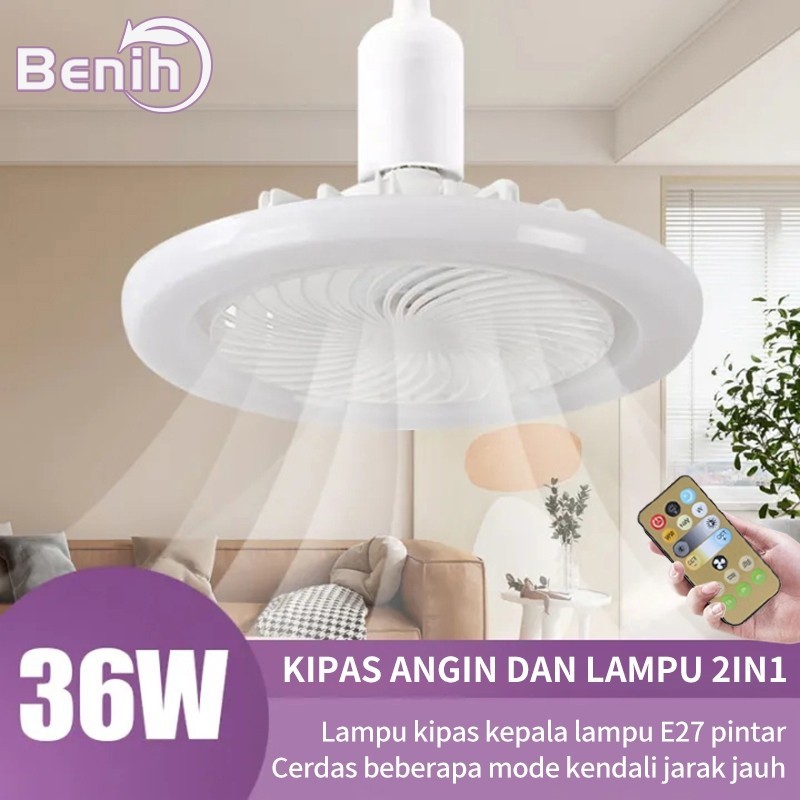 Jual Kipas Langit Langit Dengan Lampu Remote Control Lampu Led Ruang Tamu Dapat Diredupkan