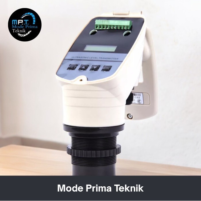 Jual Ultrasonic Level Tester 24VDC 0-10 Meter 4-20MA Liquid Water 24V ...