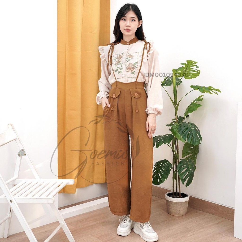 Jual iLook | LD 110 One Set Kimberly Airflow Wanita Atasan Motif Lengan ...