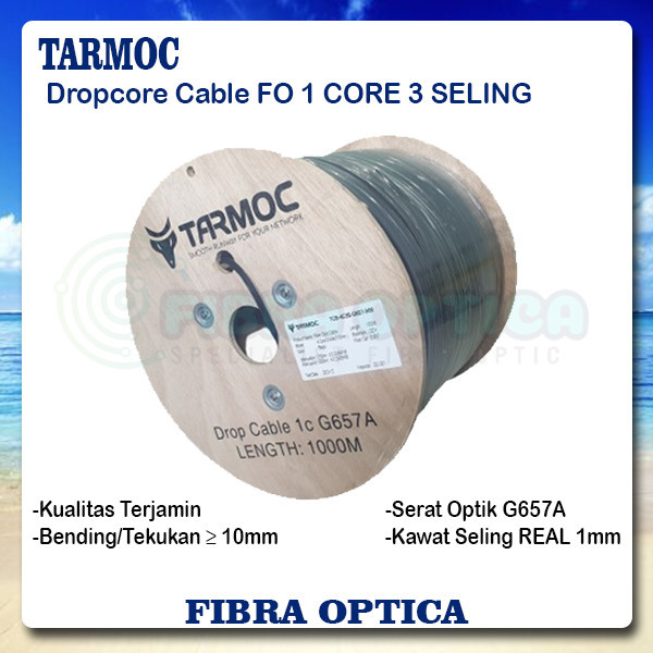 Jual Kabel FO 1 Core | Kabel Drop Core 1 Core SM | Cable Fiber Optic ...