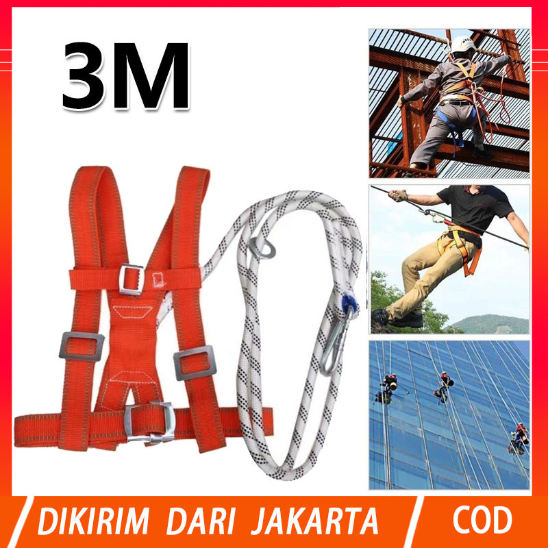 Jual 【Ready stok】Safety Full Body Harness/Safety Belt Kerja/Safety Belt ...