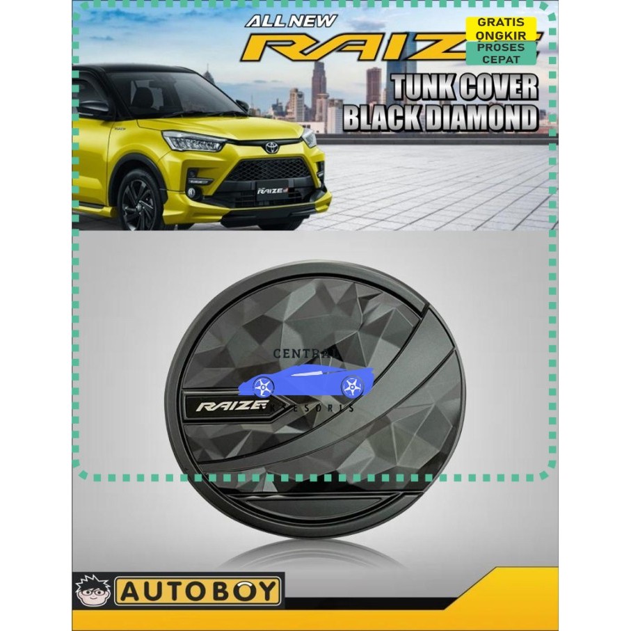 Jual Tank Cover Tutup Bensin Raize dan Rocky Black Diamond - Toyota ...