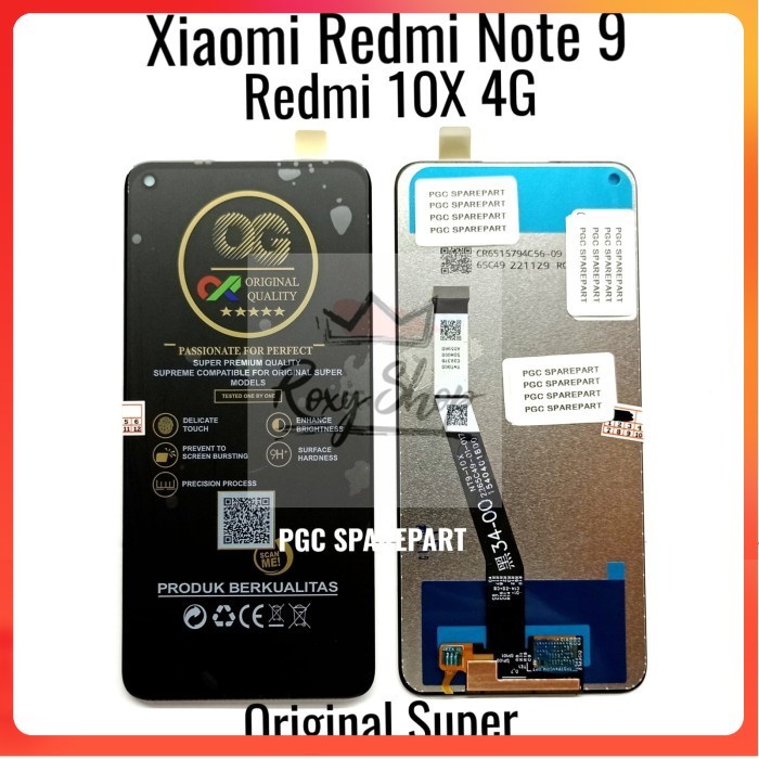 Origineel Lcd-scherm En Digitizer Volledige Montage Voor Xiaomi Redmi Note 9 4g