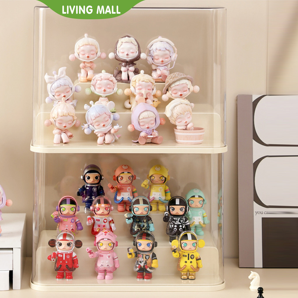Jual LIVING MALL Rak Display Bertingkat Labubu Action Figure Pop Mart ...