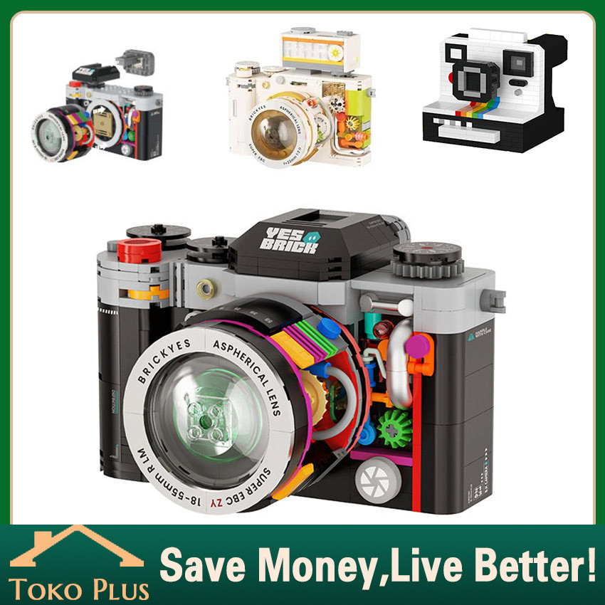 Jual Camera Brick Building Blok Toys Puzzle Polaroid Mainan Anak Balok ...