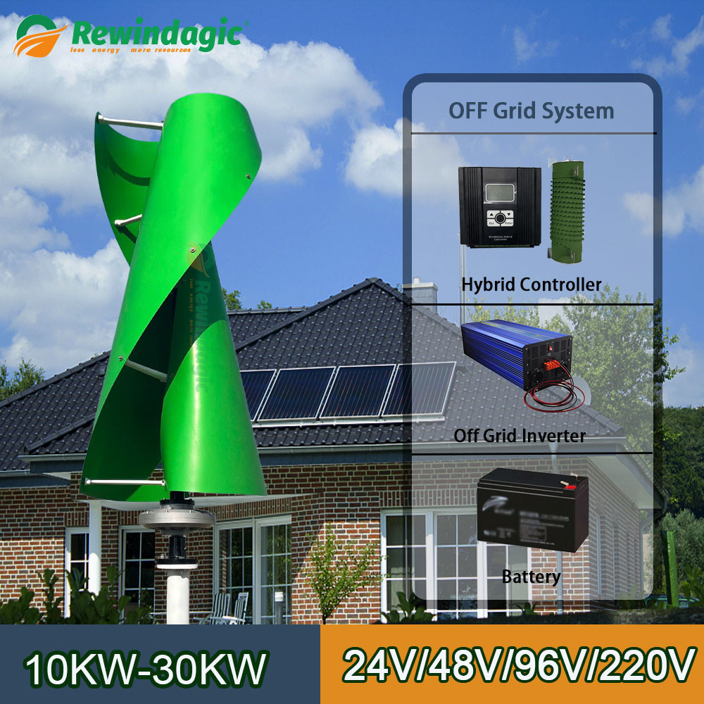 Jual Vertical Axis Windmill 12v 24v 48v 96v 220v Wind Turbine 10KW 2 ...