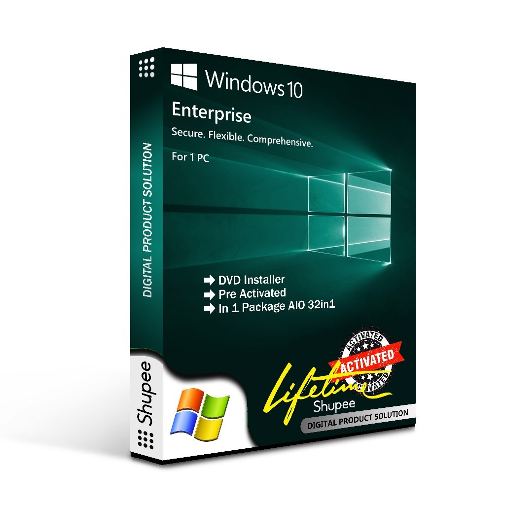 Jual DVD Microsoft® Windows® 10 Enterprise Inside Out 32in1 Pre-Active ...