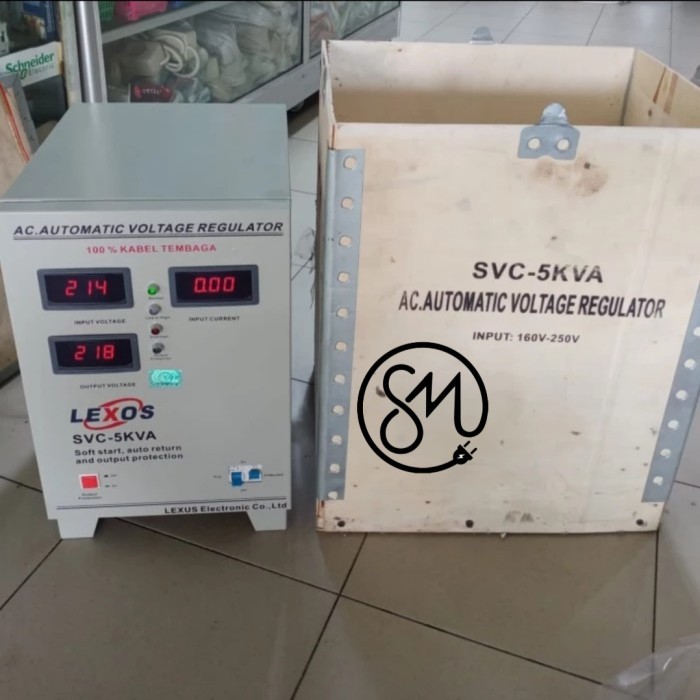 Jual stabilizer Lexos ST 5000-SD 5KVA ST5000SD 5 KVA 5000 watt Stabil ...