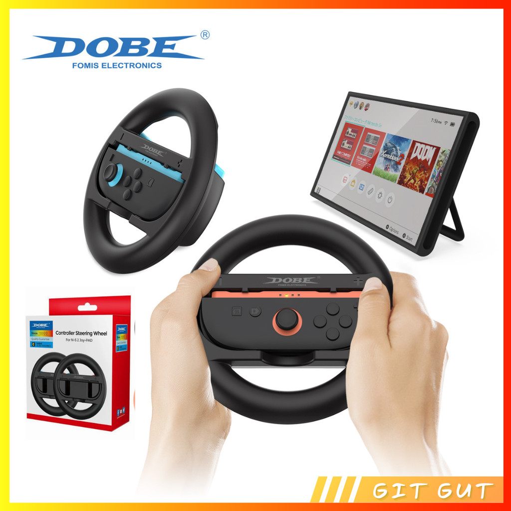 Jual Nintendo Switch 2 NSW 2 Dobe Racing Steering Wheel Set 2 Pcs ...