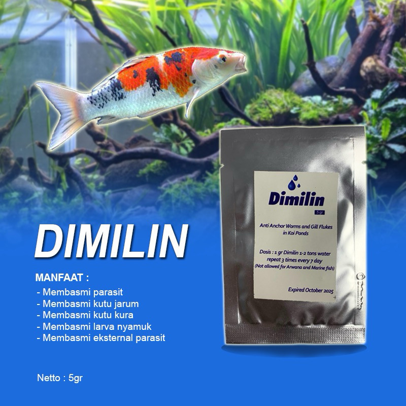 Jual Dimilin Obat Anti Kutu Ikan Hias Koi Arwana Mas Koki Dll | Shopee ...