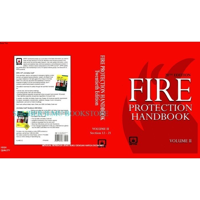 Jual Buku Cetak Fire Protection Handbook, vol 2 20th Edition, 2008 ...