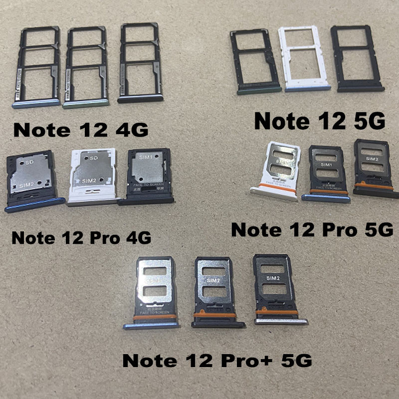Jual New For Xiaomi Redmi Note 12 Pro + Plus 4G 5G Sim Card Tray Slot ...