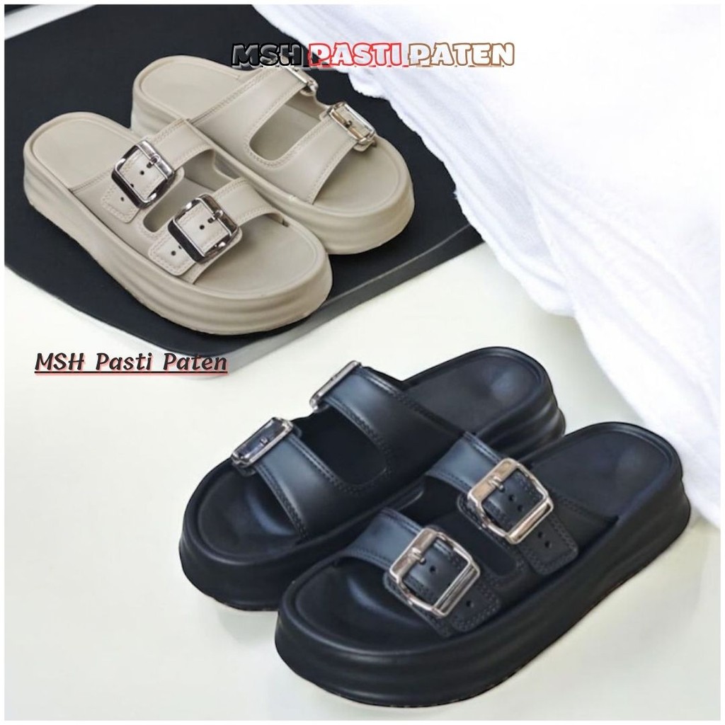 Jual MSH 2415 BAN 2 Sendal Gesper Tali 2 Wanita Dewasa Sendal Karet ...