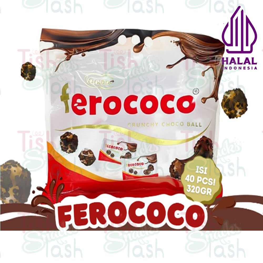 Jual Ferococo Chocolate Ball 320gr Cokelat Bulat Crunchy Coated Cookie ...