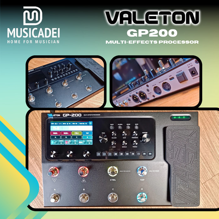 Jual Multieffect Gitar VALETON GP200 / GP-200 / GP 200 | Shopee Indonesia