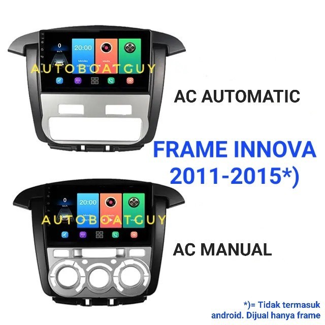 Jual Frame Headunit TOYOTA INNOVA 2011-2015 OEM STYLE Android | Shopee ...