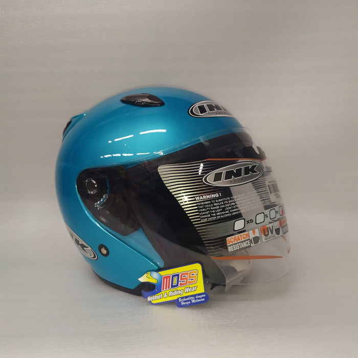 Jual Helm INK Centro Polos Solid Ice Blue | Halfface | Original ...
