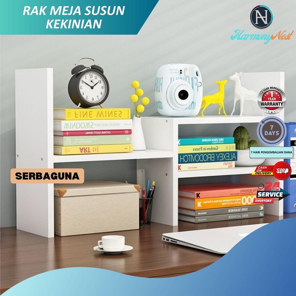 Jual HarmonyNest - Rak Hiasan Meja Rak Meja Belajar Kekinian Desk ...