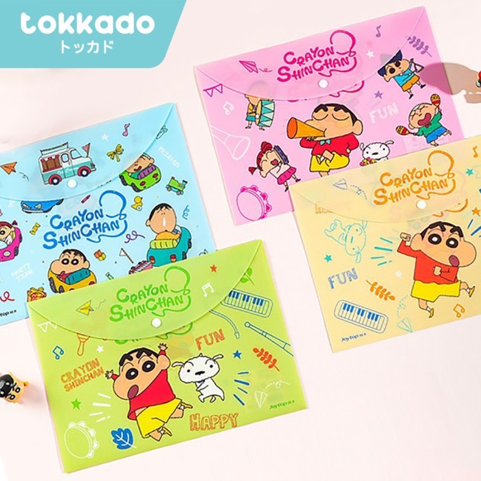 Jual TOKKADO Shinchan Map Folder A4 Original File Dokumen Organizer ...