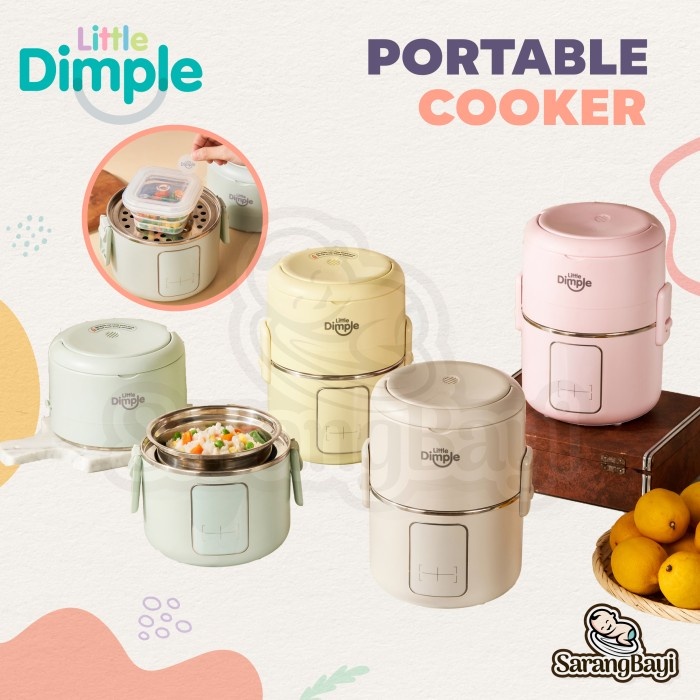 Jual Little Dimple Portable Electric Cooker / Alat Masak Mpasi Bayi ...