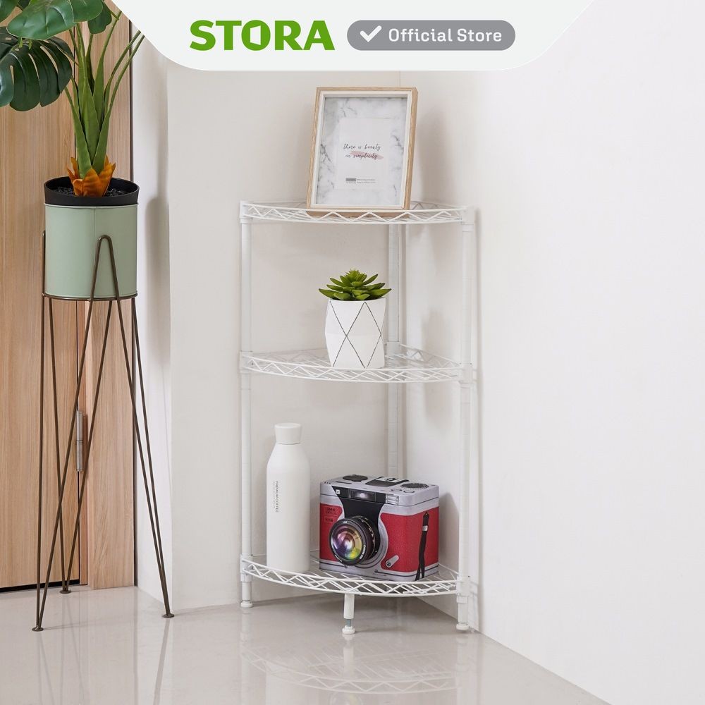 Jual Stora Rak Besi Sudut Storage Rack Metal Tempat Penyimpanan ...