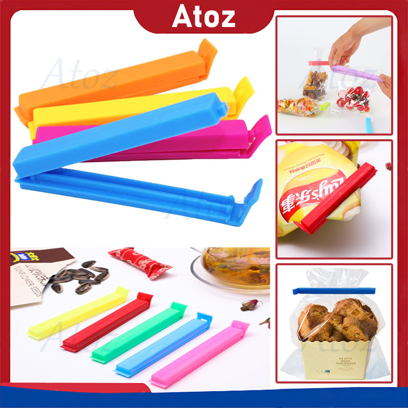 Jual food penjepit kemasan snack/klip makanan plastik/klip makanan ...