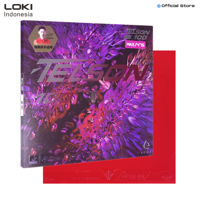 Loki Telson Speed Tischtennis-Schläger - 7-schichtiges Offensivholz Mit ALC Fiber