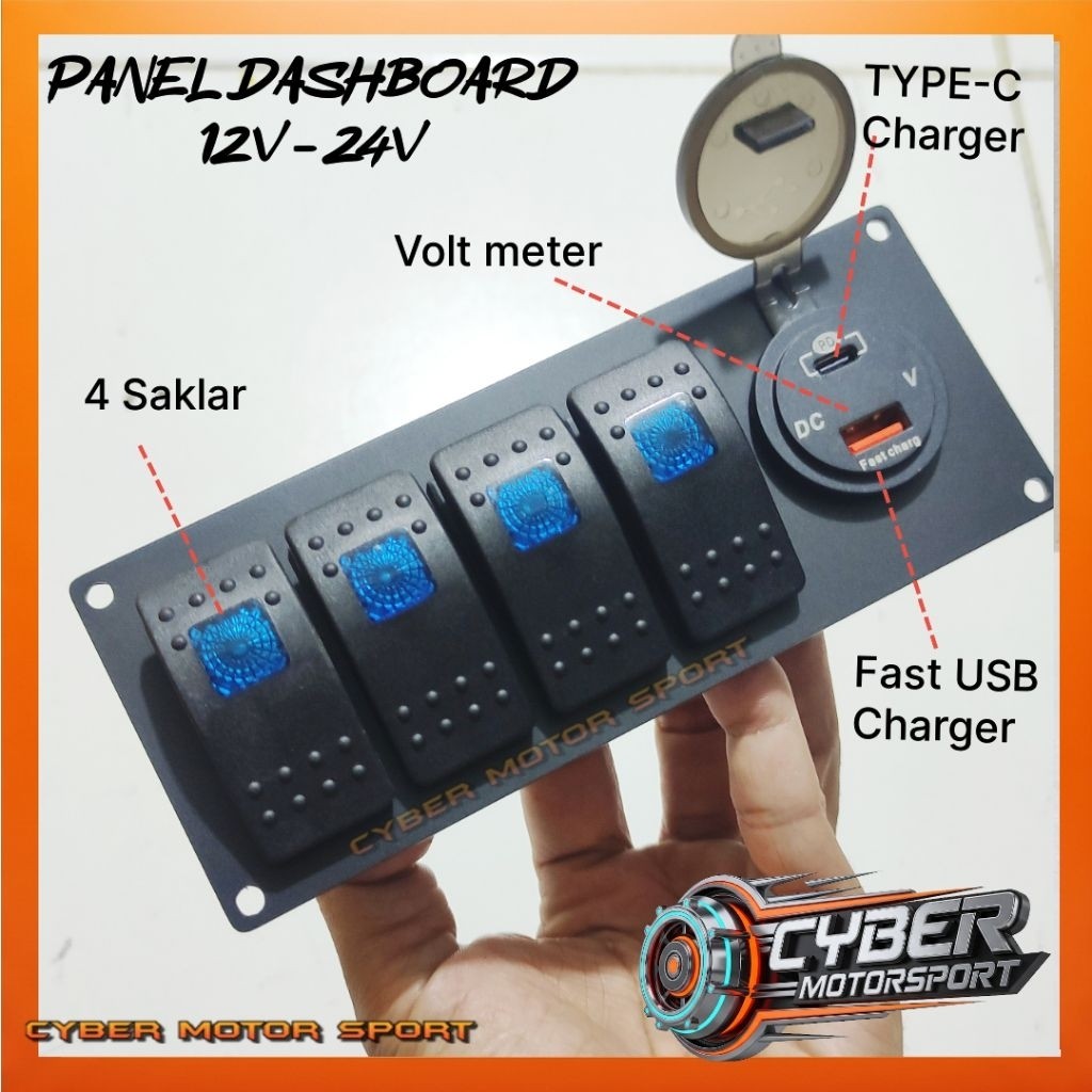Jual Dashboard panel mobil universal 12volt 24volt interior panel ...