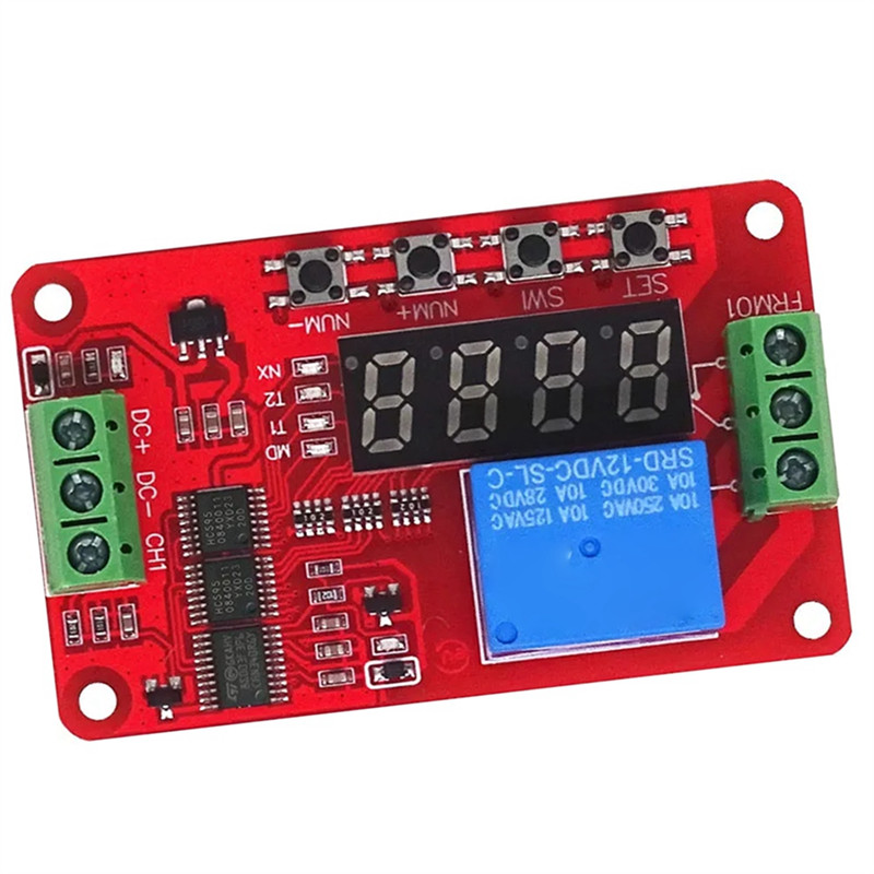 Jual A52T DC 12V FRM01 1 Channel Relay Module With Loop Delay Timer ...
