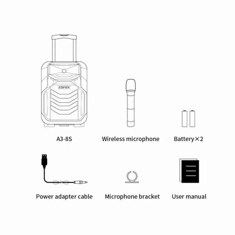 Jual Edifier A3-8S A38S A38 S TWS True Wireless Stereo Portable Trolley ...