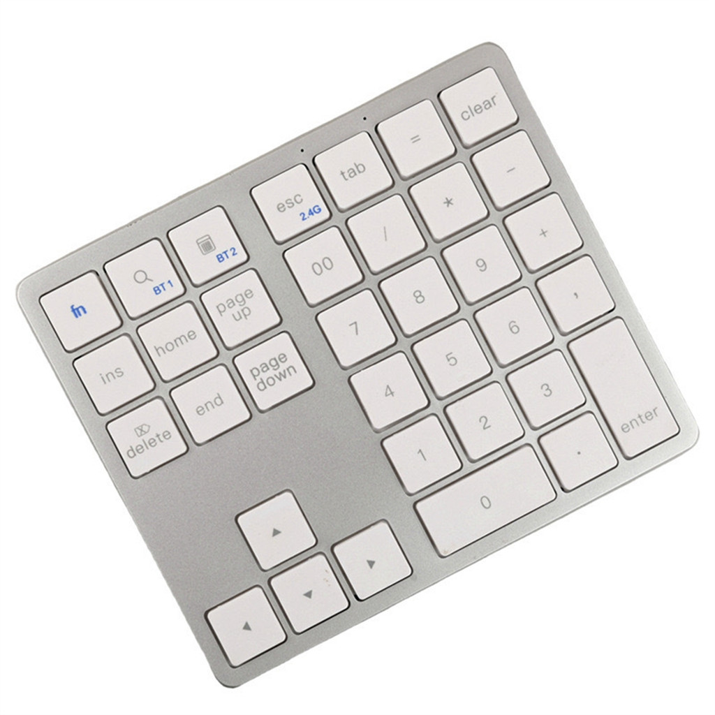 Jual N27R 2.4G Bluetooth Number Pad Ultra-Thin Wireless Numpad USB ...