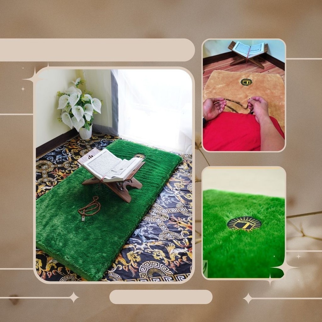 Jual Sajadah Bulu Rasfur HDP 115x65x motif premium dan nyaman | sajadah ...