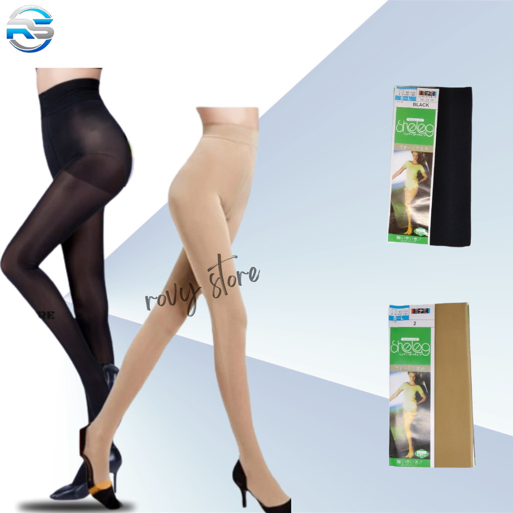 Jual Stoking Sheleg Celana Pantyhose Transparan Cream Dan Hitam ST-065 ...