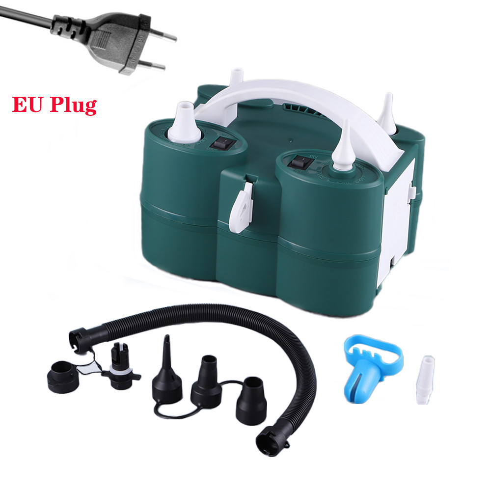 Jual Electric Balloon Pump Air Inflator Dual Motor Globos Machine Air ...