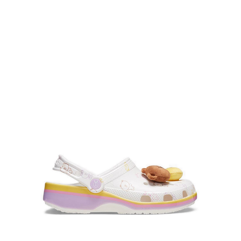 Jual Crocs Line Friends Classic Kids Clog - White | Shopee Indonesia