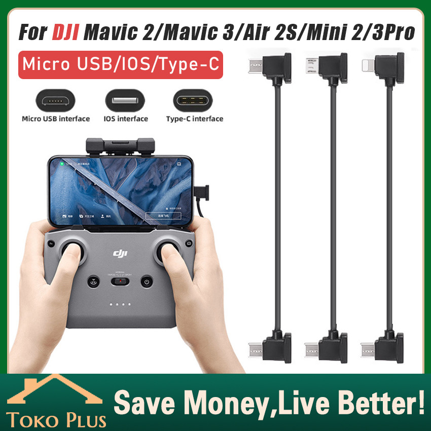 Jual Kabel OTG DJI SERIES Micro, Type C, phone fits For Dji Mavic