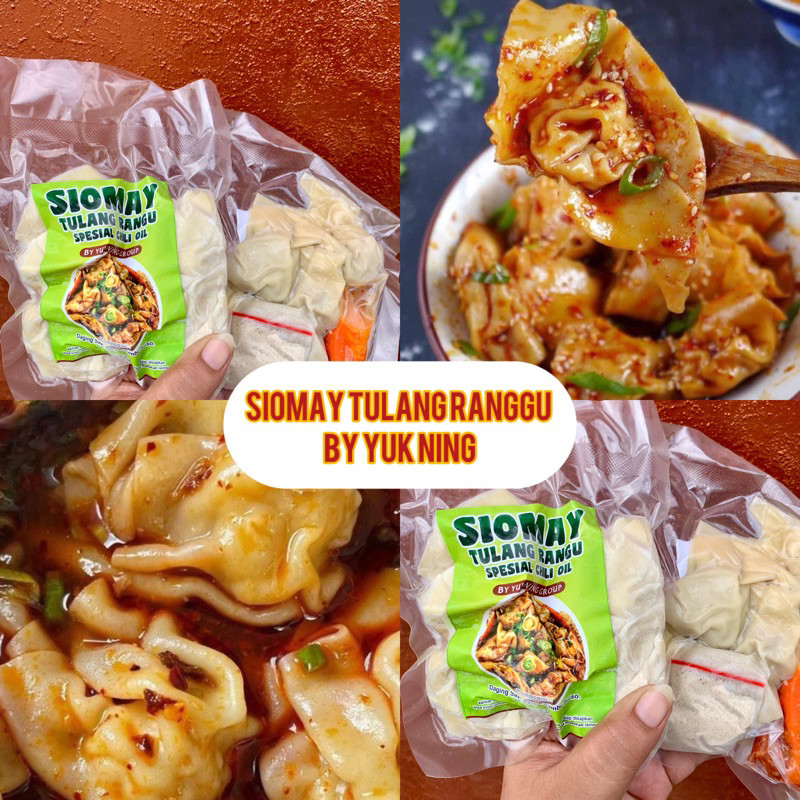 Jual SIOMAY TULANG RANGGU PLUS SPESIAL CHILI OIL BY YUK NING (KEMASAN ...