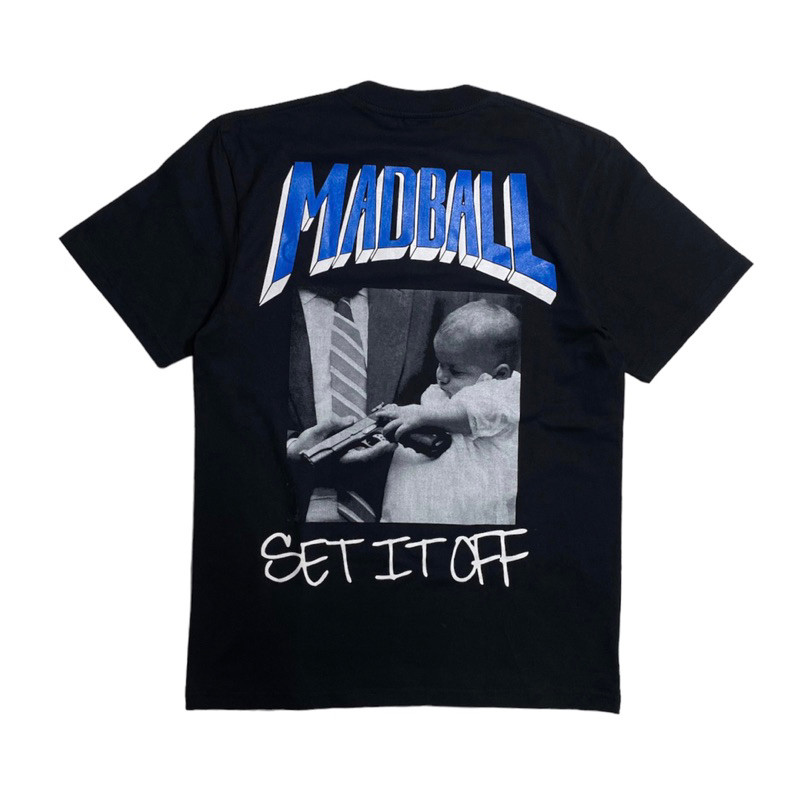 Jual MadBall - Set It Off Tshirt - Black | Baju Hardcore | Shopee