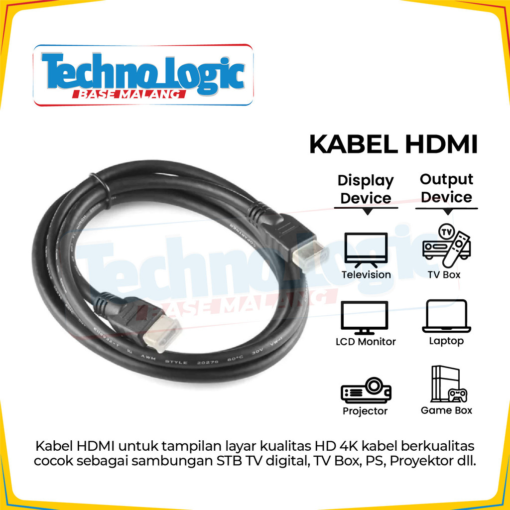 Jual KABEL HDMI 4k fast transfer ORIGINAL BERGARANSI | Shopee Indonesia