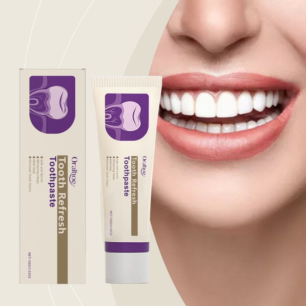 Jual Oralhoe Tooth Refresh Toothpaste 100g Pasta Gigi Sensitif ...