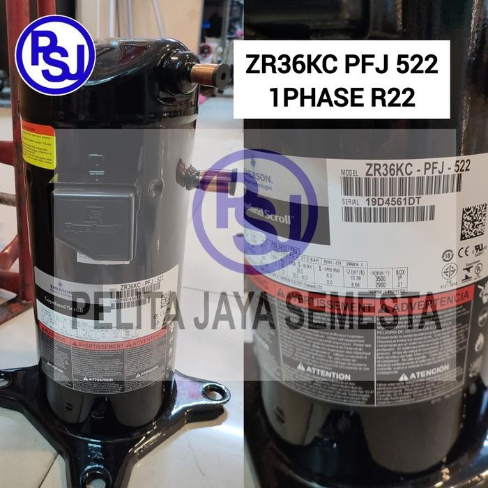 Jual Kompresor AC Copeland ZR36KC-PFJ-522 / Compressor Copeland ZR36C ...