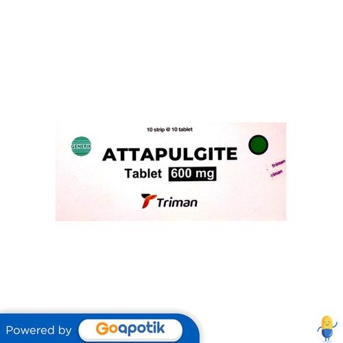Jual Attapulgite Triman 600 Mg Box 100 Tablet | Shopee Indonesia