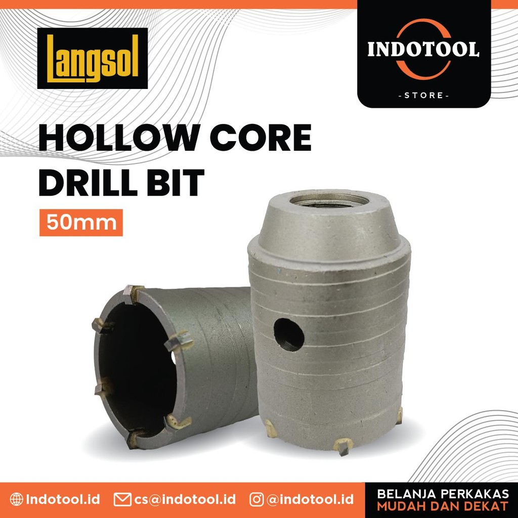 Jual Hollow Core Drill Bit Mata Bor Pelubang Beton Tembok 50mm - 80mm ...