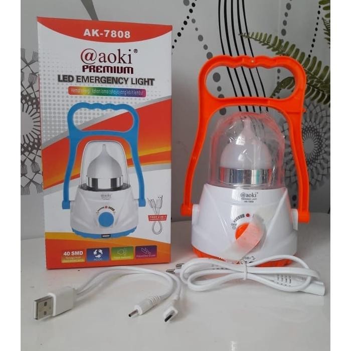 Jual Lampu LED Emergency Light Aoki Lampu Darurat dengan dimer CARMUDIE ...