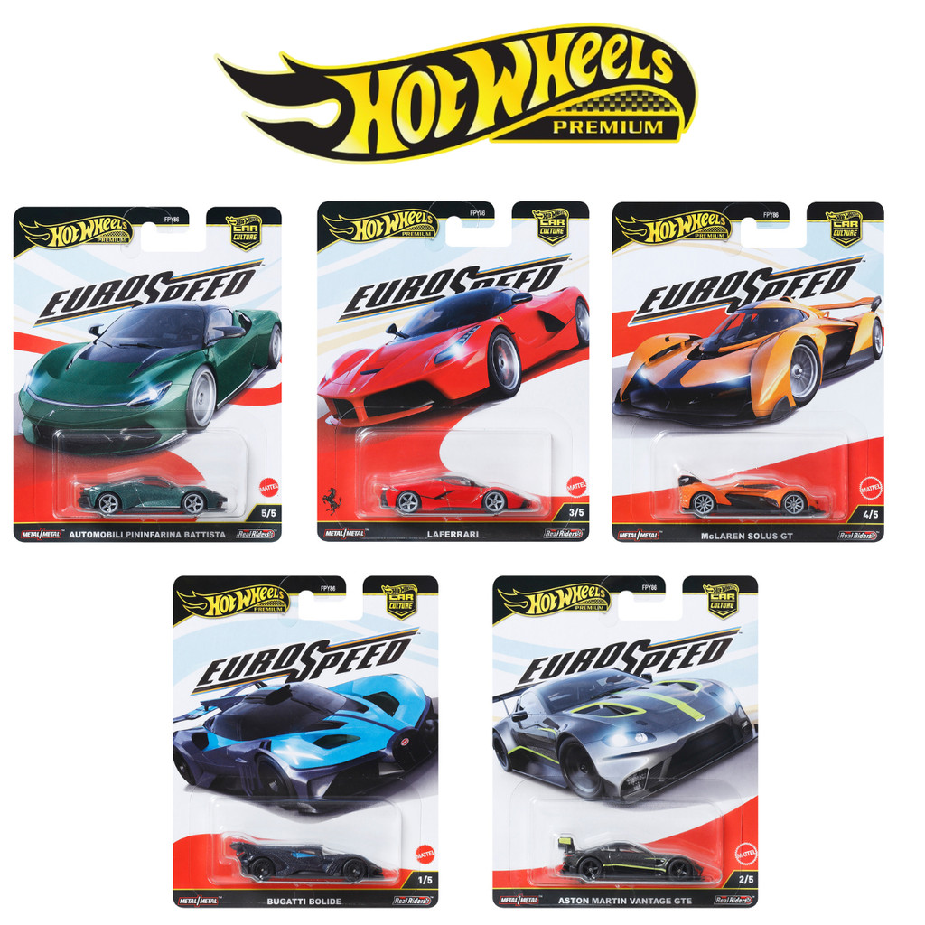 Hot Wheels 1:64 Premium Car Culture "Euro Speed" Ferrari