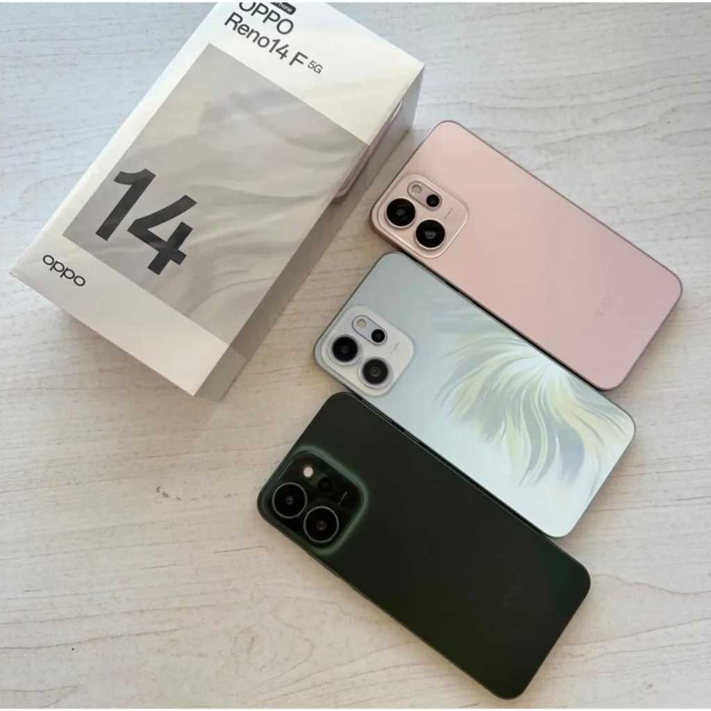 Jual Oppo Reno 14F 5G 8/256GB 12/256GB 12/512GB NFC Snapdragon 6 Gen 1 ...