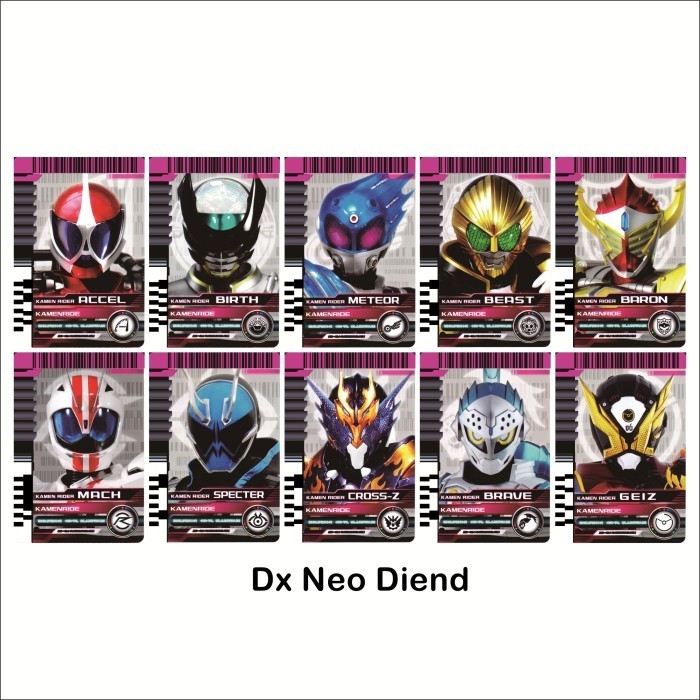 Jual kamen rider decade card custom 2nd rider diend | Shopee Indonesia