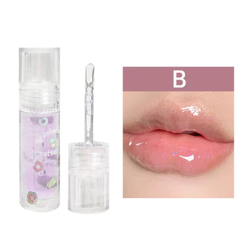 EY Cappuvini Lipstik Oil Lip Glaze Transparant Lip Gloss Moisturizing Transparent Lip Gloss