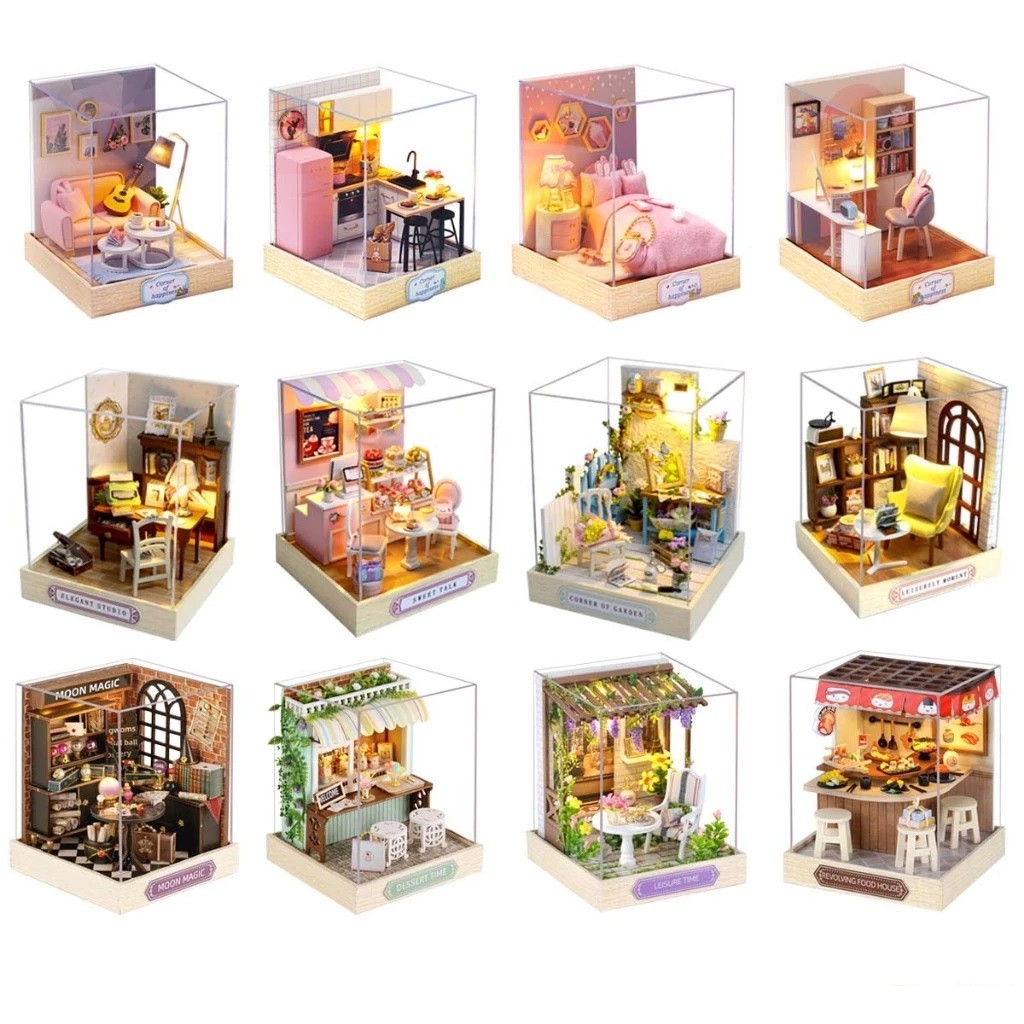Jual Cute Room DIY Dollhouse / Corner of Happiness Series / The
